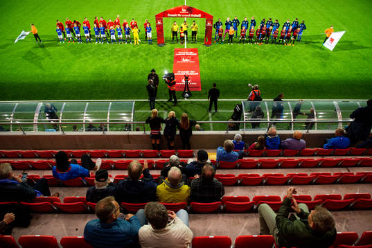 Lagen innan fotbollsmatchen i Allsvenskan mellan