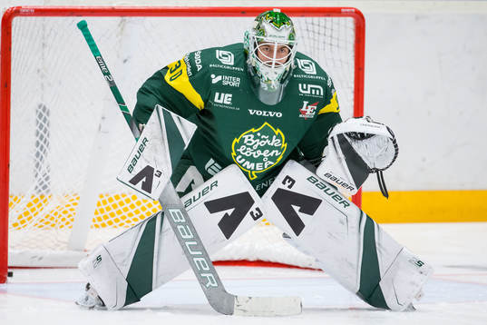Björklövens målvakt Mattias Pettersson