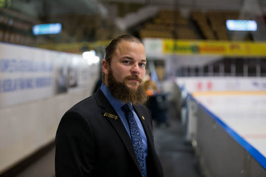 Björklövens Målvaktstränare Marcus Ekman Westman