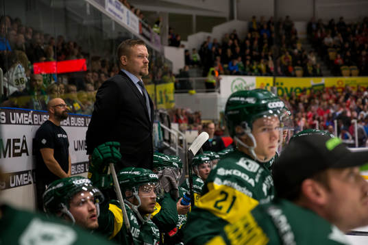 Björklövens tränare Joakim Fagervall