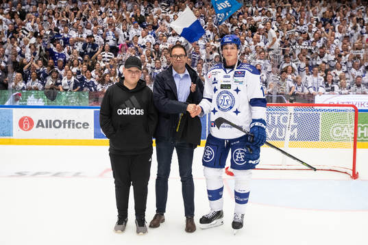 Leksands Wilde Bröms  utsedd till matchens lirare i