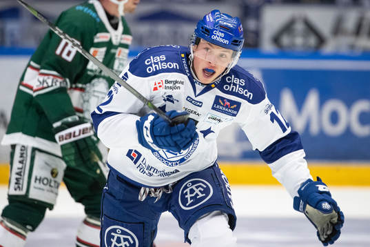 Leksands Wilde Bröms   i ishockeymatchen i