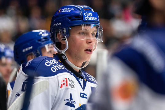 Leksands Wilde Bröms   i ishockeymatchen i