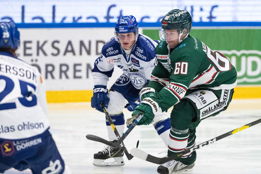 Leksands Axel Bergkvist och Tingsryds Joachim Nermark  i