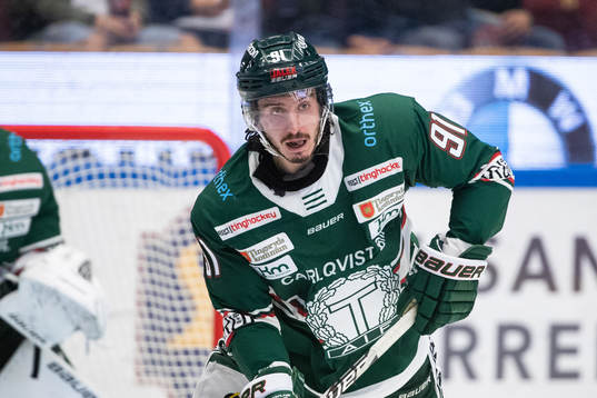 Tingsryds Charlie Dodero i ishockeymatchen i