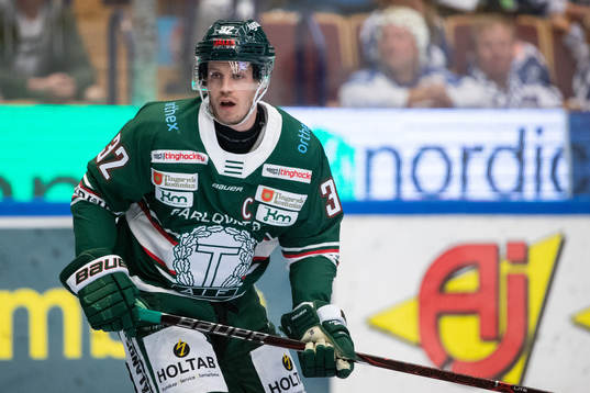 Tingsryds Robin Olsson  i ishockeymatchen i