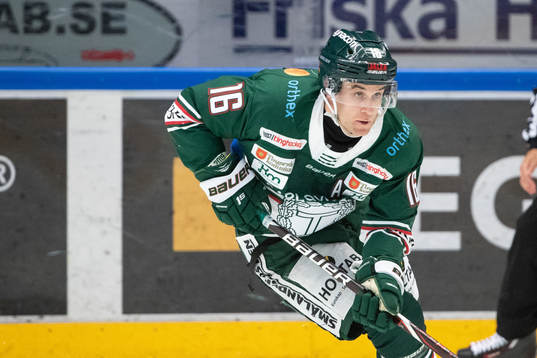 Tingsryds Mark Macmillan  i ishockeymatchen i