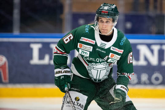 Tingsryds Mark Macmillan  i ishockeymatchen i