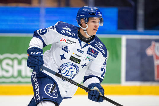 Leksands David Rundqvist   i ishockeymatchen i