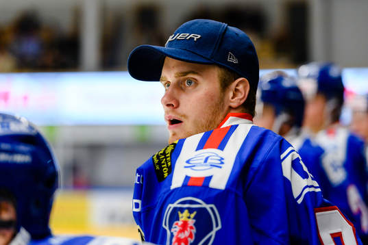 Oskarshamns målvakt Adam Åhman