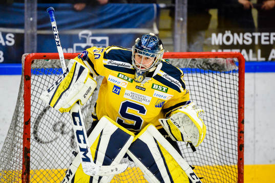 Södertäljes målvakt Alexander Sahlin