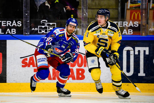 Oskarshamns Alex Hutchings och Södertäljes Henrik