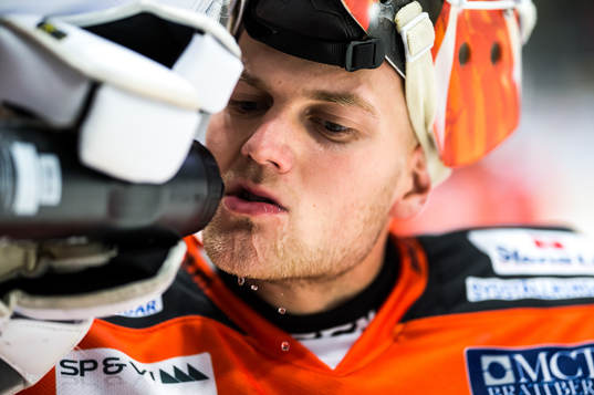 under ishockeymatchen i Hockeyallsvenskan mellan Karlskrona