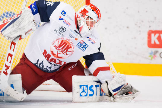 Västerviks målvakt Emil Kruse