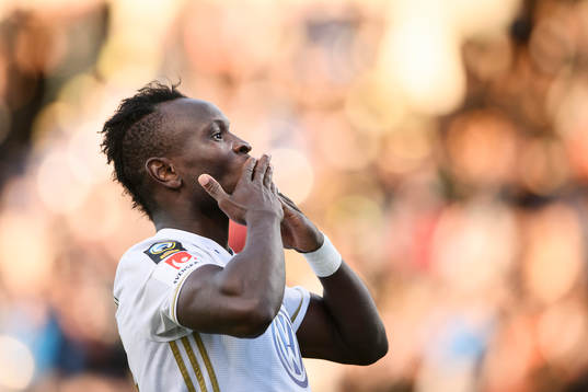 Östersunds Samuel Laryea Mensiro jublar