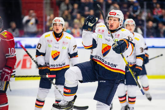 Djurgårdens Henrik Eriksson  jublar