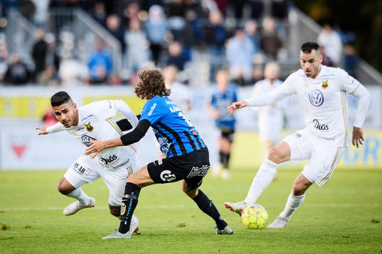 Östersunds Hosam Aiesh och Sirius Axel Björnström