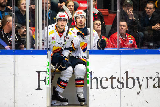Djurgårdens Alexander Urbom och Niclas Bergfors