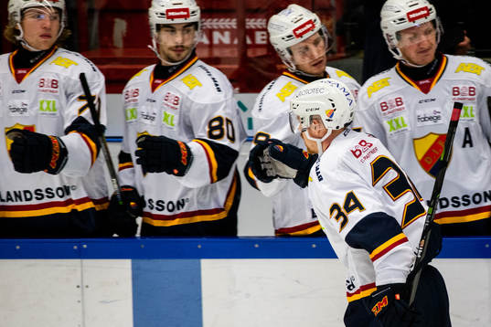 Djurgårdens Daniel Brodin jublar