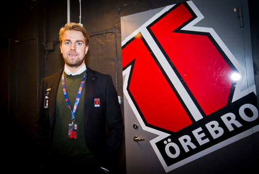 Porträtt på Örebros presschef Ludwig Andersson