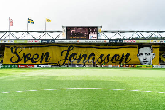 Elfsborgs supportrar tifo