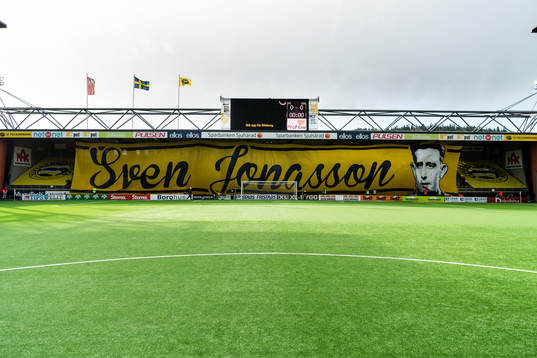 Elfsborgs supportrar tifo