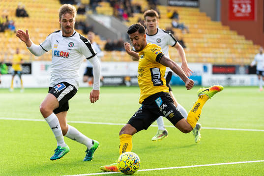 Elfsborgs Rami Kaib och Örebros Johan Mårtensson