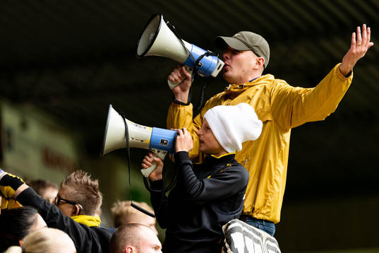 Elfsborgs supportrarna klackledare