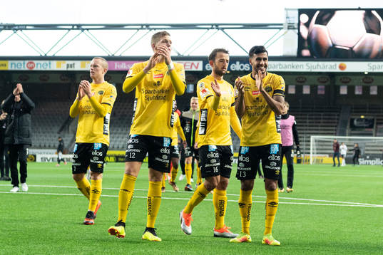 Elfsborgs spelare jublar