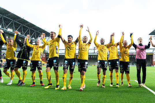 Elfsborgs spelare jublar