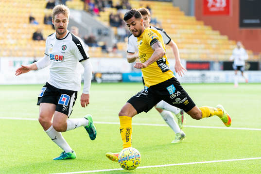 Elfsborgs Rami Kaib och Örebros Johan Mårtensson