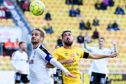 Örebros Johan Mårtensson och Elfsborgs Frederik Holst