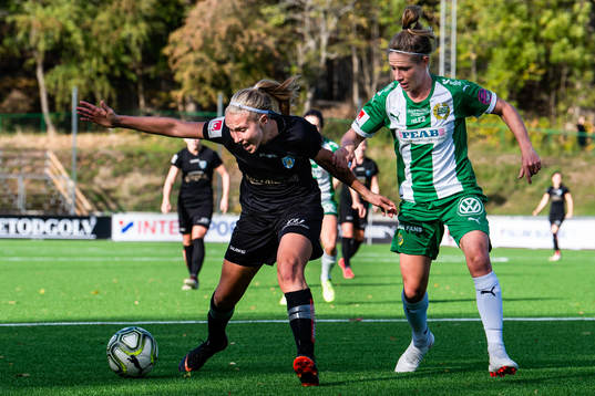 Göteborgs Emma Koivisto och Hammarbys Elise Kellond-Knight