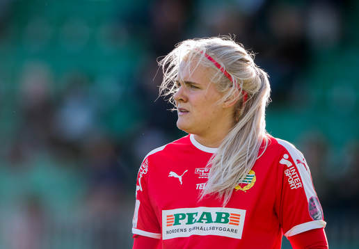 Hammarbys målvakt Emma Holmgren