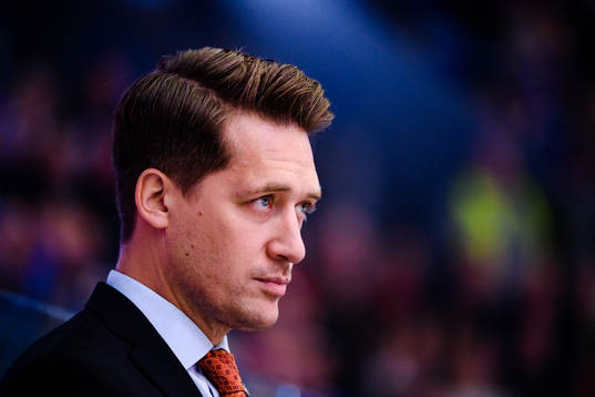 Växjös tränare Sam Hallam