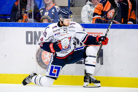 Linköpings Nick Sörenssen jublar