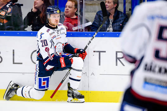 Linköpings Nick Sörenssen jublar