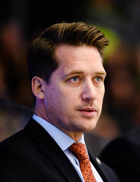 Växjös tränare Sam Hallam