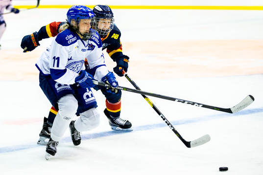 Leksands Hanna Lindqvist och Djurgårdens Andrea Dalen