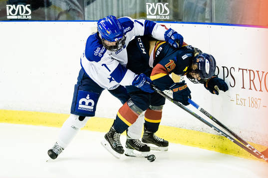 Leksands Emma Lind och Djurgårdens Julia Östlund