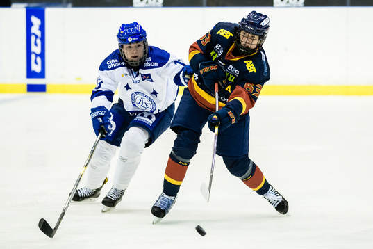 Djurgårdens Josefin Jakobsen och Leksands Hanna Sköld