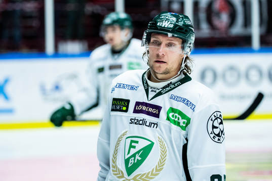 Färjestads Jesper Olofsson deppar