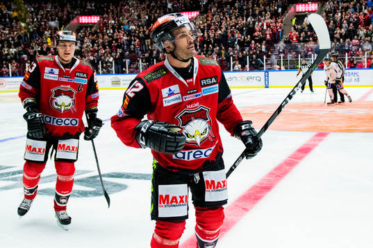 Malmö Redhawks Niklas Arell och Fredrik Händemark