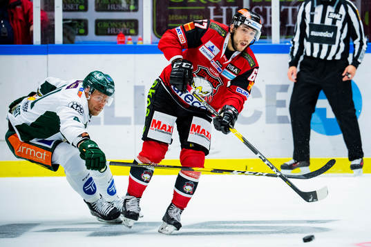 Malmö Redhawks Konstantin Komarek och Färjestads Joakim