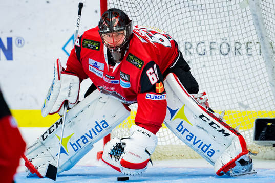 Malmö Redhawks målvakt Oscar Alsenfelt