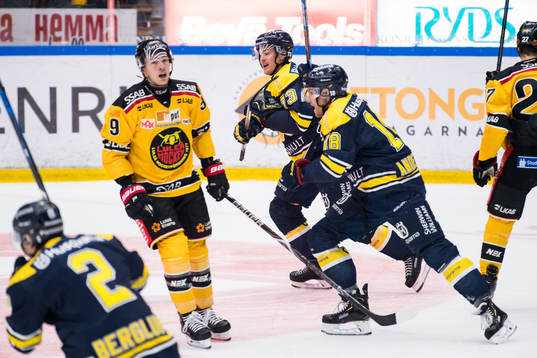 s Sebastian Wännström och Joakim Andersson jublar