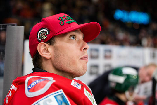 Frölundas målvakt Johan Gustafsson
