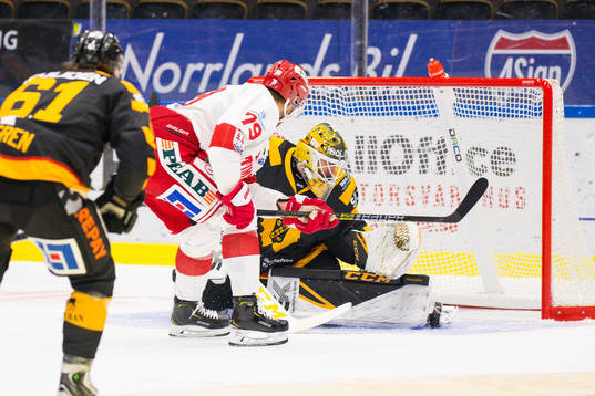 Skellefteås målvakt Gustaf Lindvall