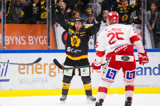 Skellefteås Andreas Wingerli  jublar