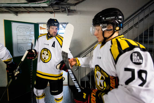 Brynäs Lukas Kilström och Daniel Mannberg